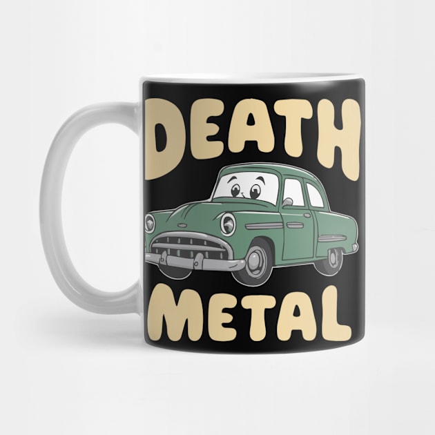 Death Metal | Cartoon Car Illustration by uncommonoath